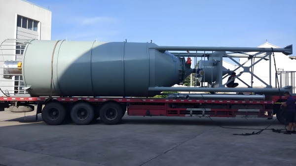 雷達料位計測量移動式木屑顆粒料倉