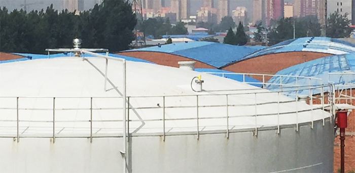 石家莊 測油 高頻雷達HBRD902 測12米原油（帶浮頂）-慧博新銳案例