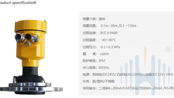 慧博新銳開拓創新；HBRD-FMW21S雷達物位計,全面助力工業4.0,讓自動化更簡單