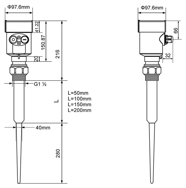 慧博新銳產品外觀尺寸