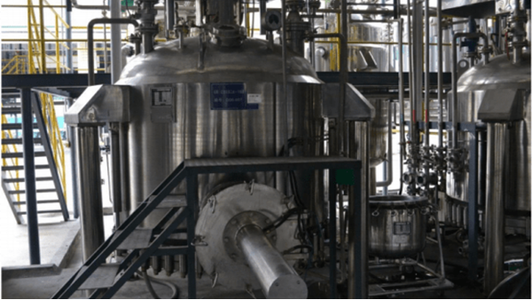 雷達液位計測量重氮化反應釜